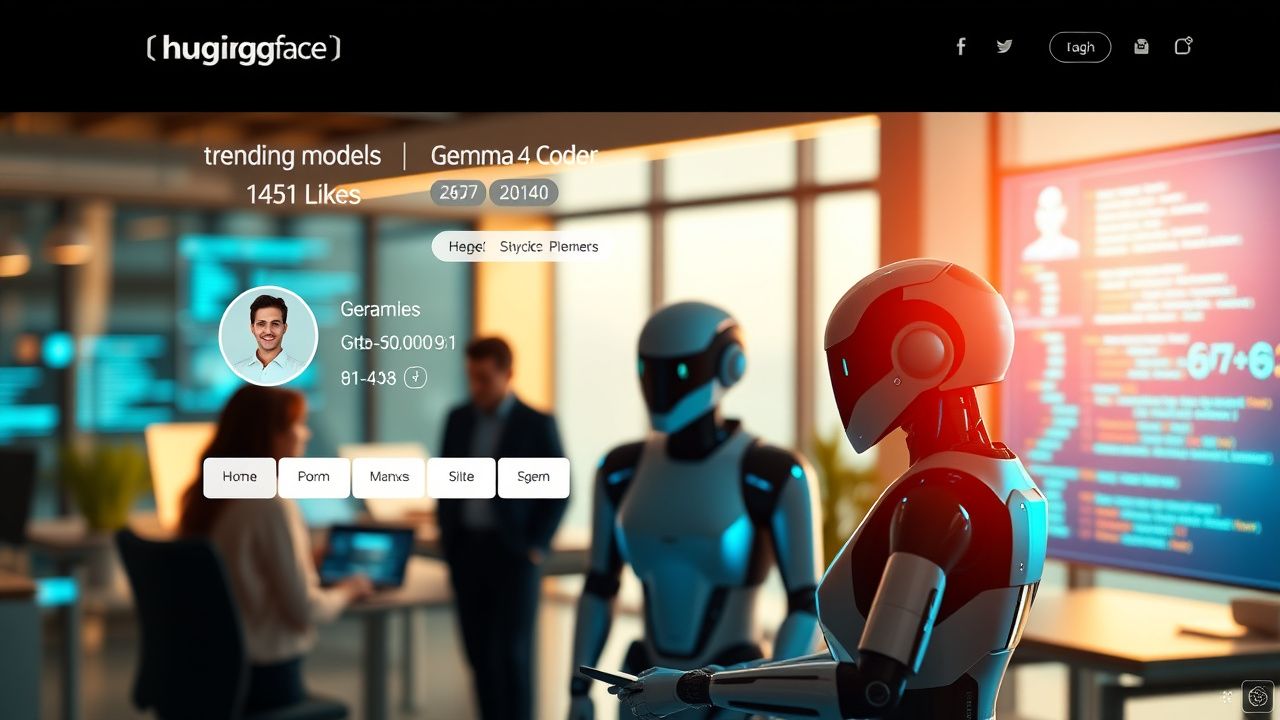 HuggingFace爆紅｜Gemma 4 Coder開箱 | AI 摩站